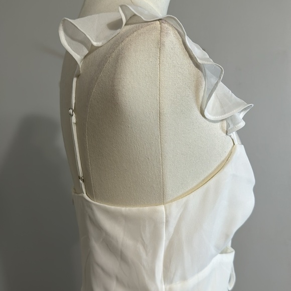 LULUS The Way to Love White Ruffled Maxi Dress White size Small Wedding‎ Bridal - Picture 8 of 11